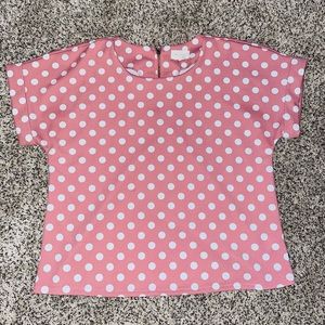 Polka dot blouse